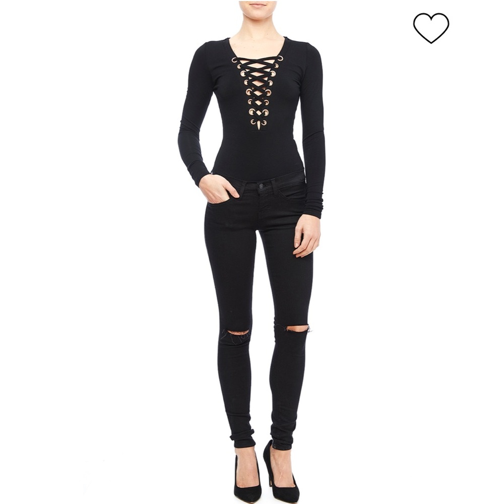 TIE UP BODYSUIT - Picture 2 of 4